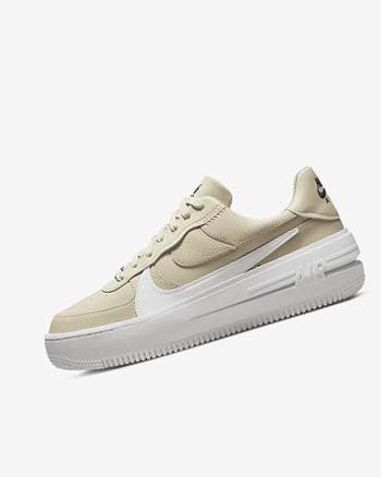 Nike Air Force 1 PLT.AF.ORM Kaki Blancos Negros | MX 5188